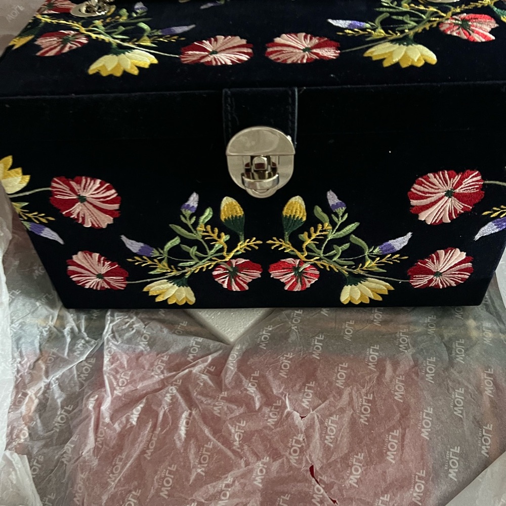 Wolf Zoe Jewellery Box